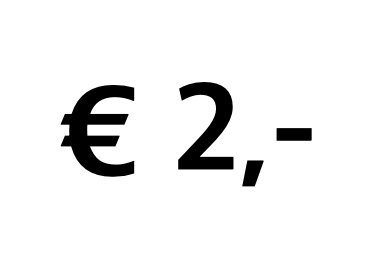 Doneer € 2,- 